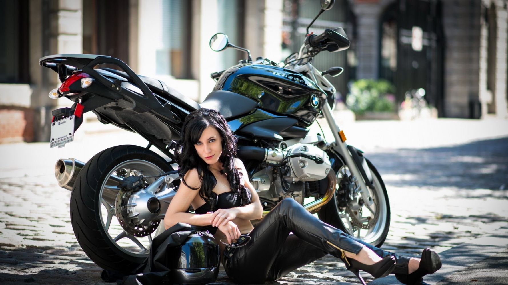 European women on bikes in Zahedan